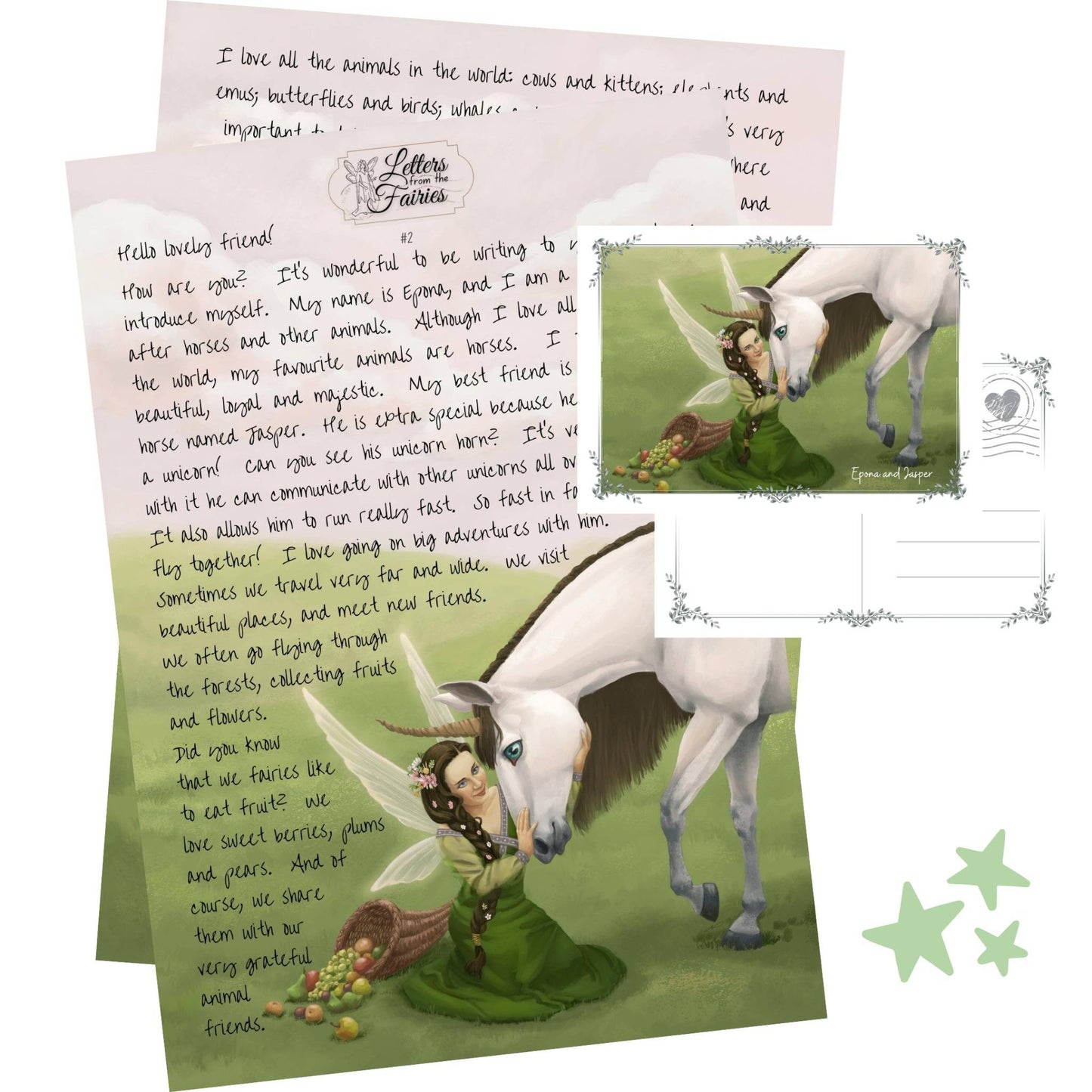 Unicorn fairy letter subscription – magical mail from the fairies